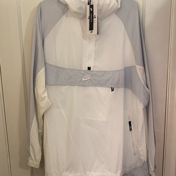 Nike Other - Nike Sportswear 1/2 Zip Pullover Hooded Woven